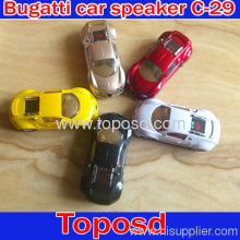 Mini Music Car Speaker Bugatti Veyron Support Tf Card Usb Fm Radio Led Display?