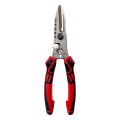 1PC red and black metal scissors