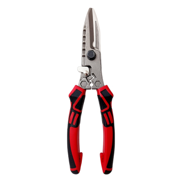 1PC red and black metal scissors