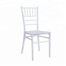 Outdoor Stackable White Plastic Chiavari Chair