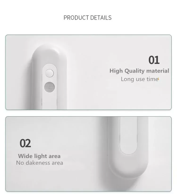 Wireless Magnetic Induction LED Light for Cabinets and Closets