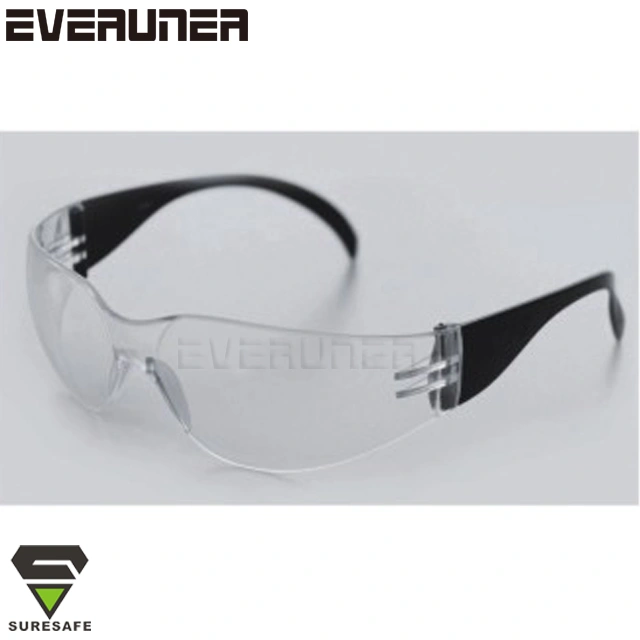 Frameless Unrestricted Vision CE EN166 ANSI Z87.1 Safety Glasses