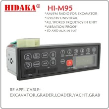 2015 Waterproof 12v 24v FM AM for Car Radios Car Receiver with USB