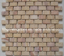 Yellow Beige Sandstone Mosaic