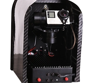 Mesh Relay Unit Added with Drone for Long Distance Surveillance and Patrol