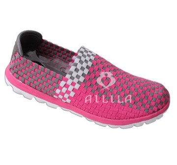 Unisex weave elastic shoes