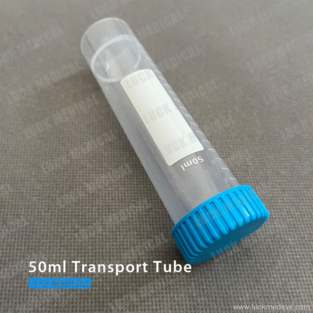 Self-standing 50ML Transport Tube CE