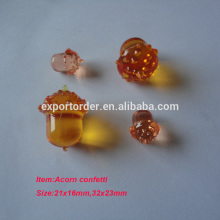 plastic acorn as halloween scatter