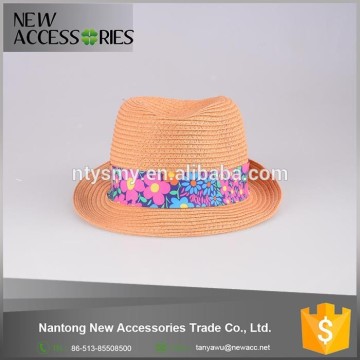 kids summer paper straw hat