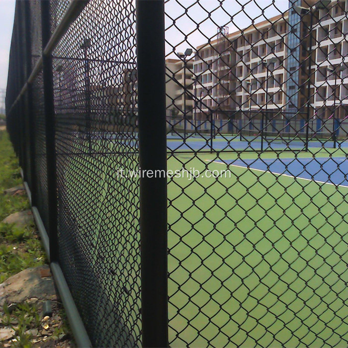 Rete fissa del recinto del campo da tennis del recinto di collegamento a catena