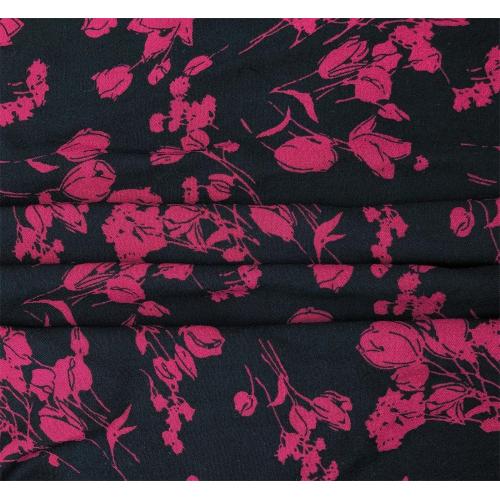 Viscose Woven Diamond Crepe Printed Fabric