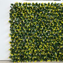 Artificial Leaf Fence: Boxwood & Willow Trellis Plants