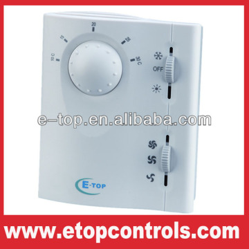 Easy operation HVAC room thermostat