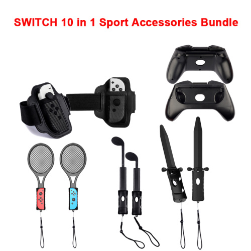 Bündel 10 in 1 Nintendo Switch Sports Accessoires