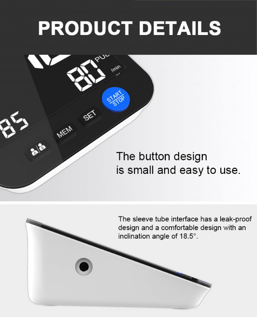 Digital blood pressure monitor