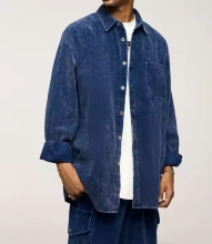 men corduroy jacket custom plus size causal man fashion streetwear jacket for winter