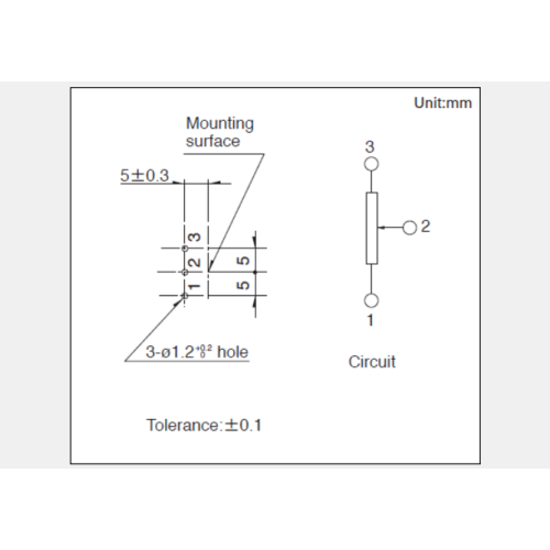 Drehpotentiometer der Serie Rk271