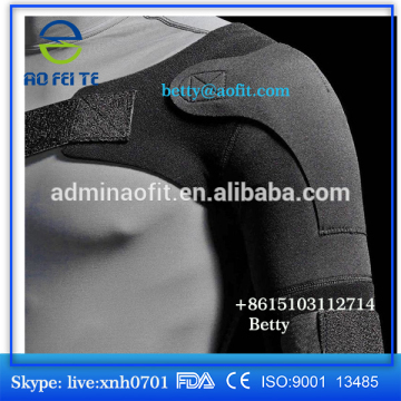 Shoulder Brace Support Adjustable Neoprene Single Shoulder Strap Wrap Belt Band - One Size Fits Most for Either Shoulder