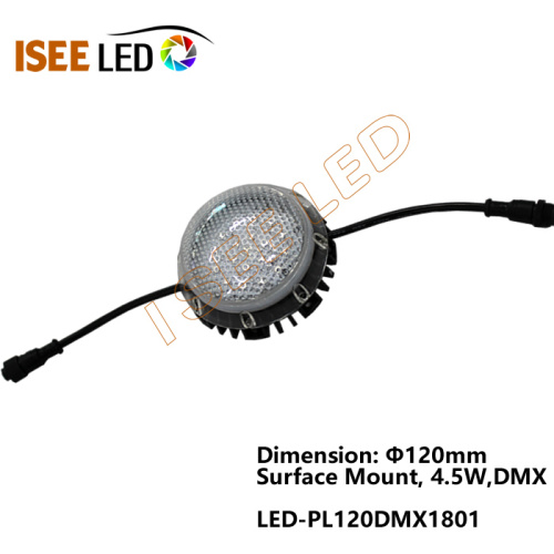 Runde 120 mm DMX Pixel Lights RGB LED DOT