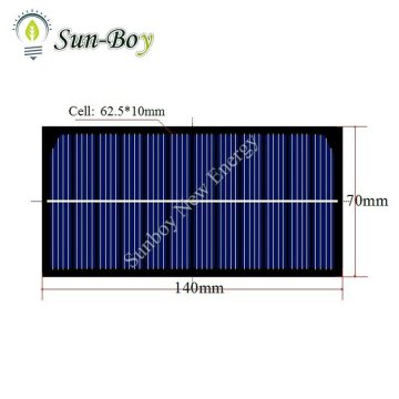 6V 200mA DIY Solar Cell 140*70mm