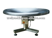 Rotary bottle turnable table/packing table/collecting table