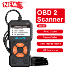 TX201 OBD2 Scanner Tool - EML327 Car Engine Diagnostic Device