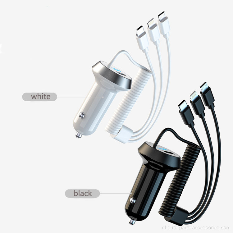 4 in 1 kabel USB snelle flashlader