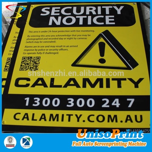 recycled printed hard plastic board plastic sign printing