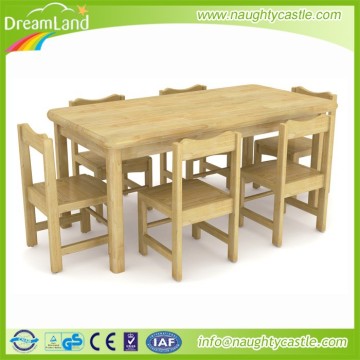 Wood kids table chairs / wooden kindergarten chairs