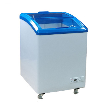 Una sola temperatura puerta abierta arcon congelador vitrina de helados refrigerador