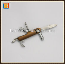 2017 Hot Selling Damascus Folding Survival Pocket Knife With LED Light