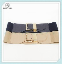 2015 Wholesale Promotional Metal Clasp Elastic Belt, Womens Wiast Body Belt