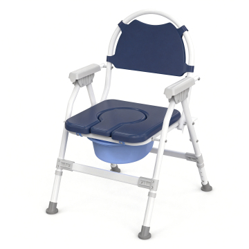 Sturdy Commode Chair with Comfortable Seat Design