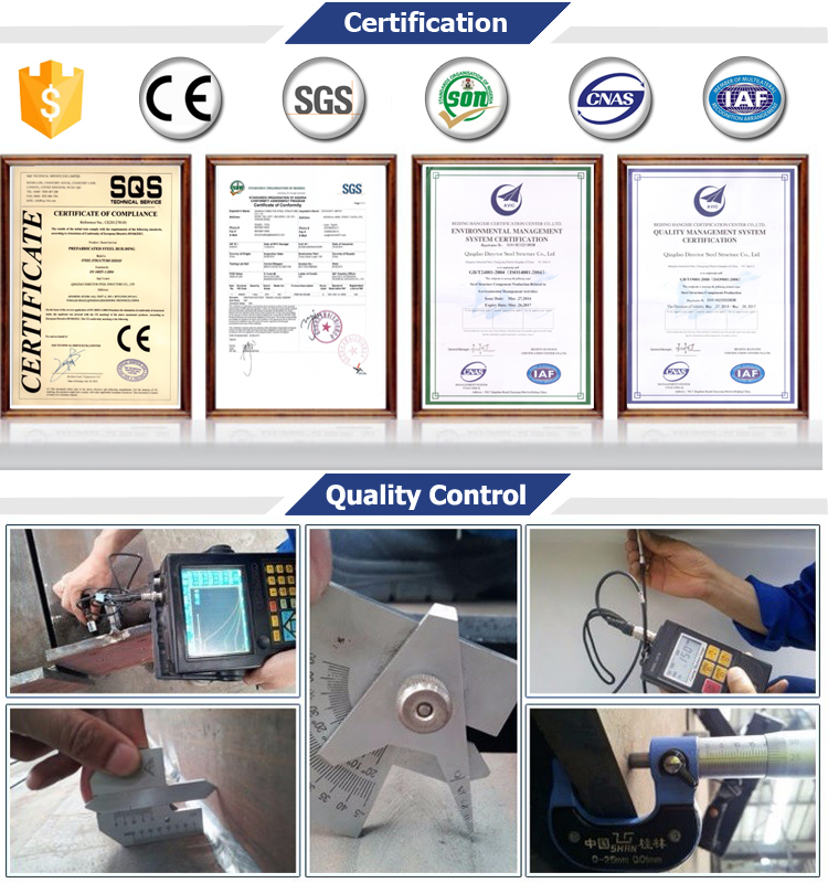 Euro Code Ce Certified Welding Standard Fireproof And Waterproof Multi-Functional Steel Warehouse