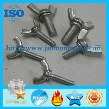 Wing nut,Wing nuts, Zinc plated butterfly lock wing nut,Stainless steel wing nuts,Brass wing nut,Copper wing nut