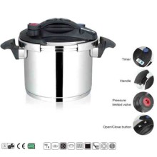High Quality 304 Steel Advanced Pressure Cooker with Easy Open Lid