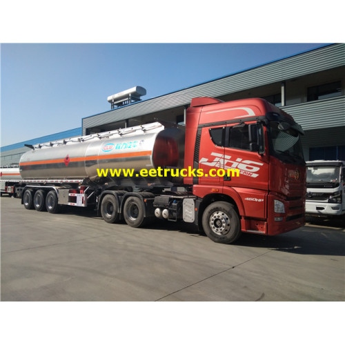 42000 liters Aluminium Diesel Tank Semi Trailers