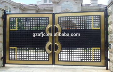 steel gate, metal gate, forged iron gate, house steel main gate, sale tubular grills steel gate