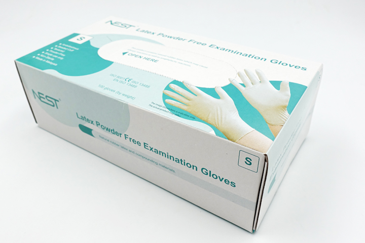 Latex Powder Free Examination Gloves