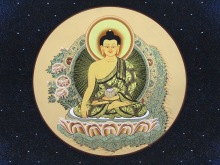 Thangka Nano Crystalized Stone Background Wall