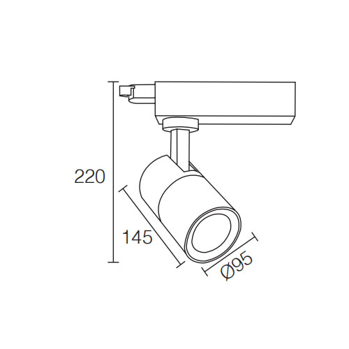 Beamshift Monopoint 35W LED Track LightofTrack Light Modern