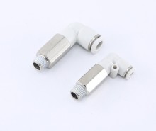 PLL Extended Male Elbow Pneumatic Fitting Quick Connector