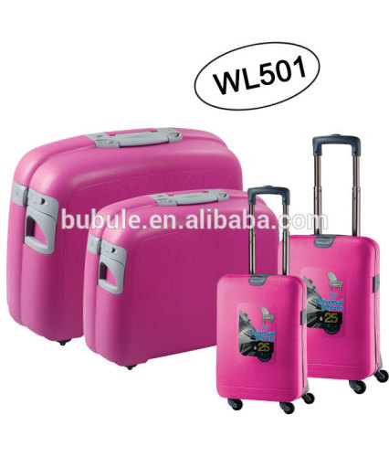 pink luggage sets/ Promotion luggage sets/Durable trolley luggage set for business trip WL501