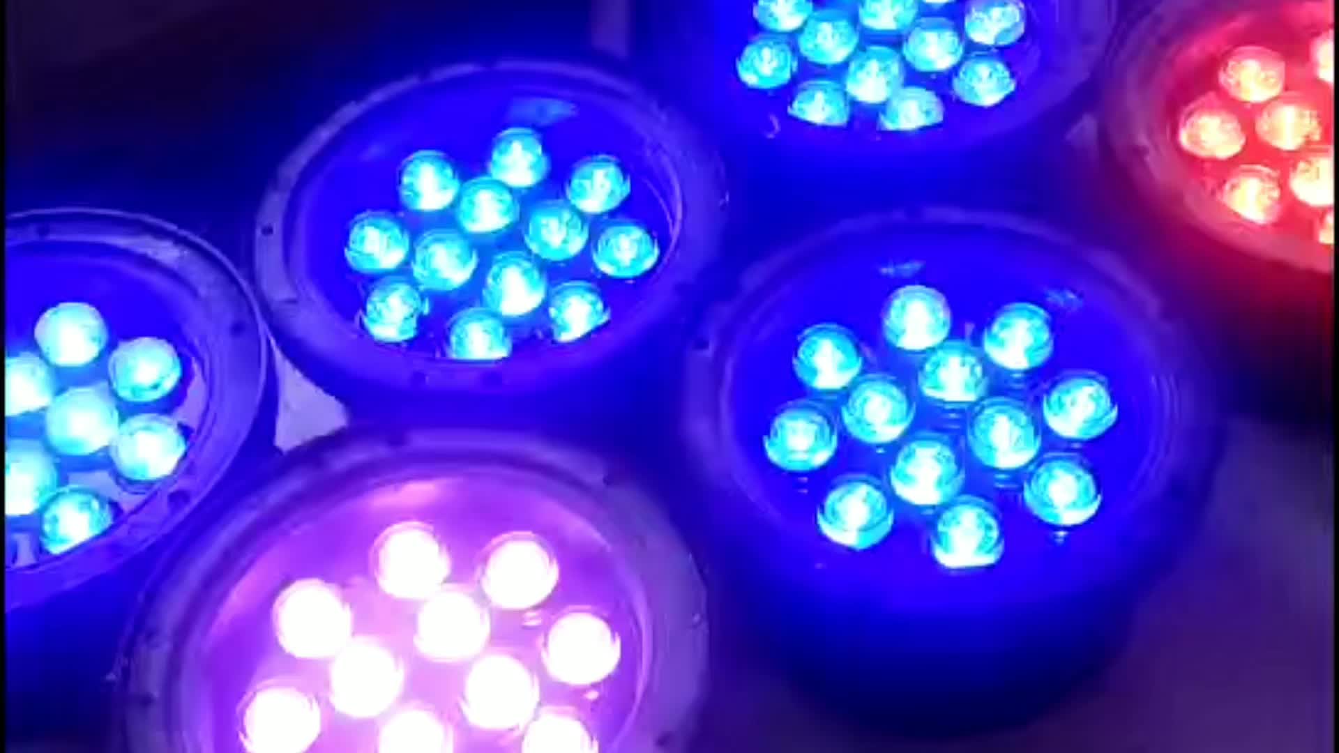 Kilang 15W IP67 RGB lampu tertutup luar diketuai