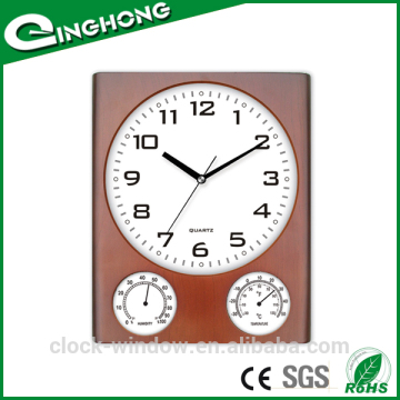Humidity and temperature clock meter