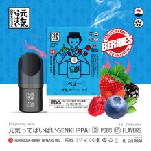 Disposable Pod Device with berry puff vape cartridge