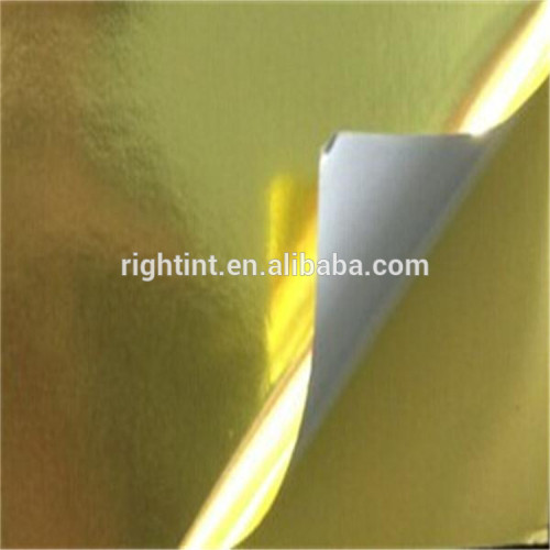 Golden aluminum foil paper , raw material of sticker