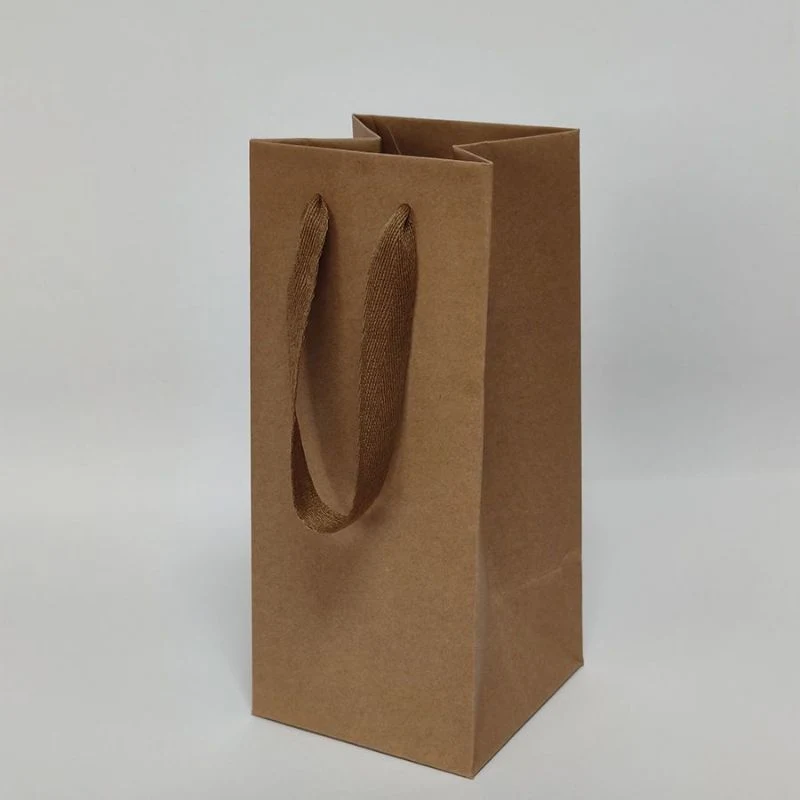 Fine Wine Paper Tote Bag Champagne Solid and Durable Handbag Gift Jewelry Perfume Boxes