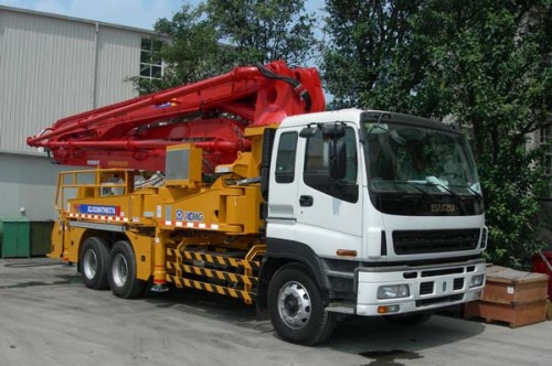 concrete pump truck