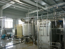 complete milk processing line